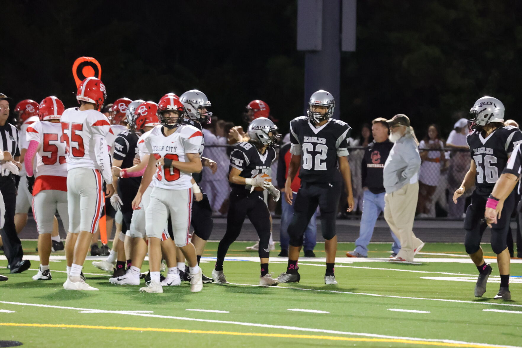 Ocean City vs Egg Harbor Township football game